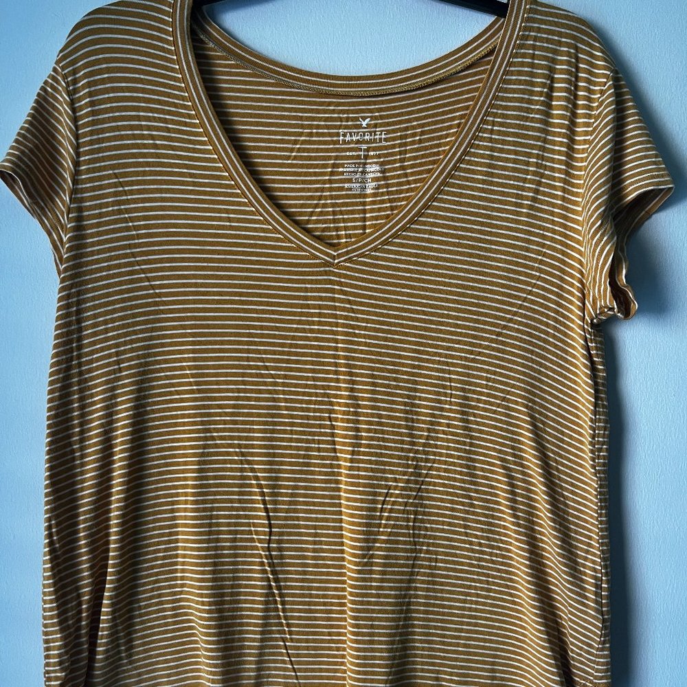 Yellow Striped Tee